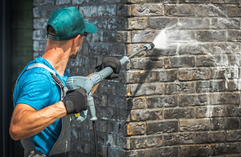 Commercial Brick Power Washing