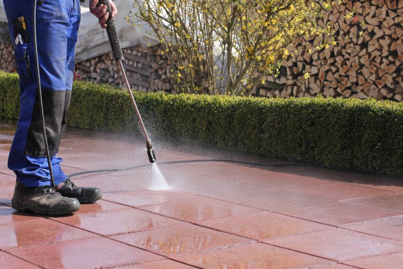 Commercial Patio Power Washing