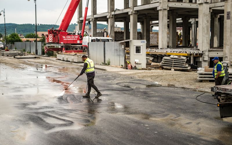 Construction Site Power Washing