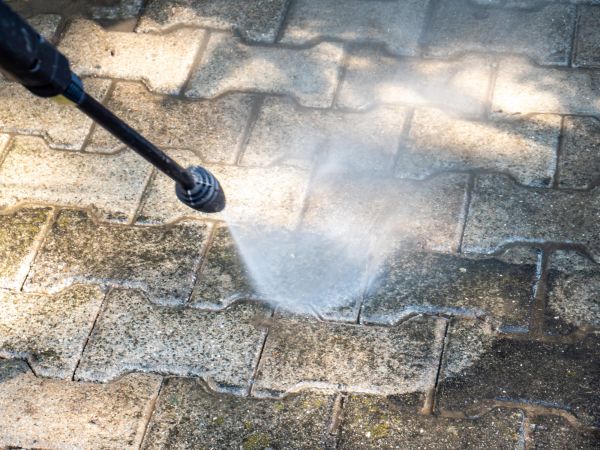 Brick Paver Patio Cleaning